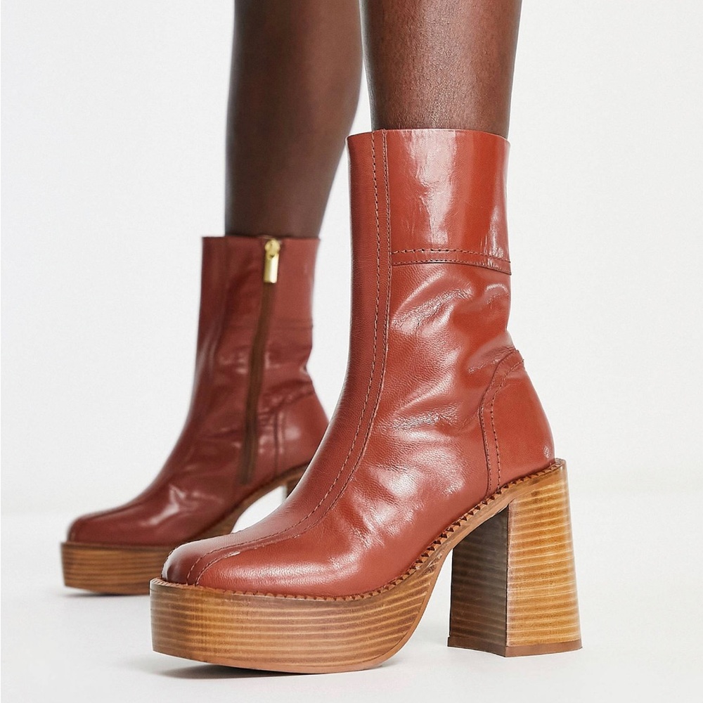 ASOS Design Leather Boots